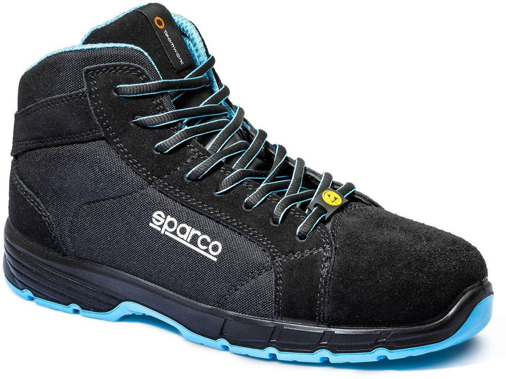 Sparco werkschoenen s3s - horizon fargo - zwart blauw — black — 48
