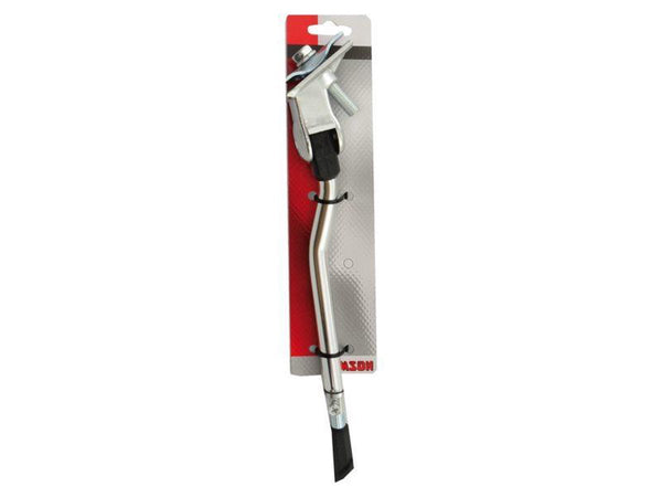 Simson Zijstandaard verstelbaar Simson met 30mm brede plaat zilver