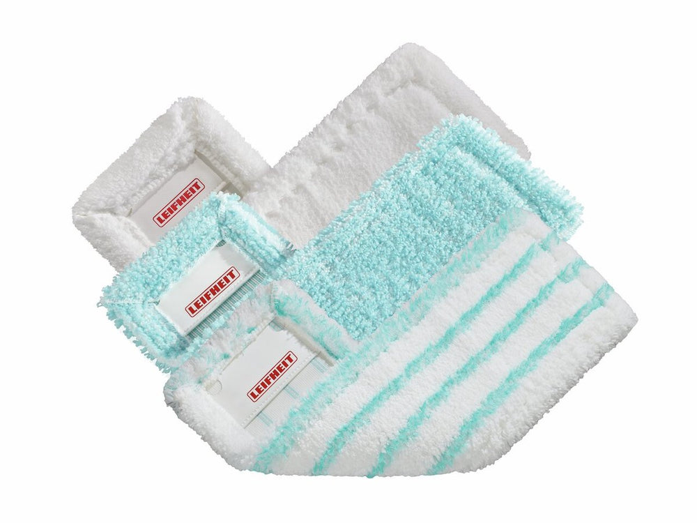 Leifheit profi overtrek set - 3 stuks - super soft doek, micro duo doek en stofdoek - 42 cm