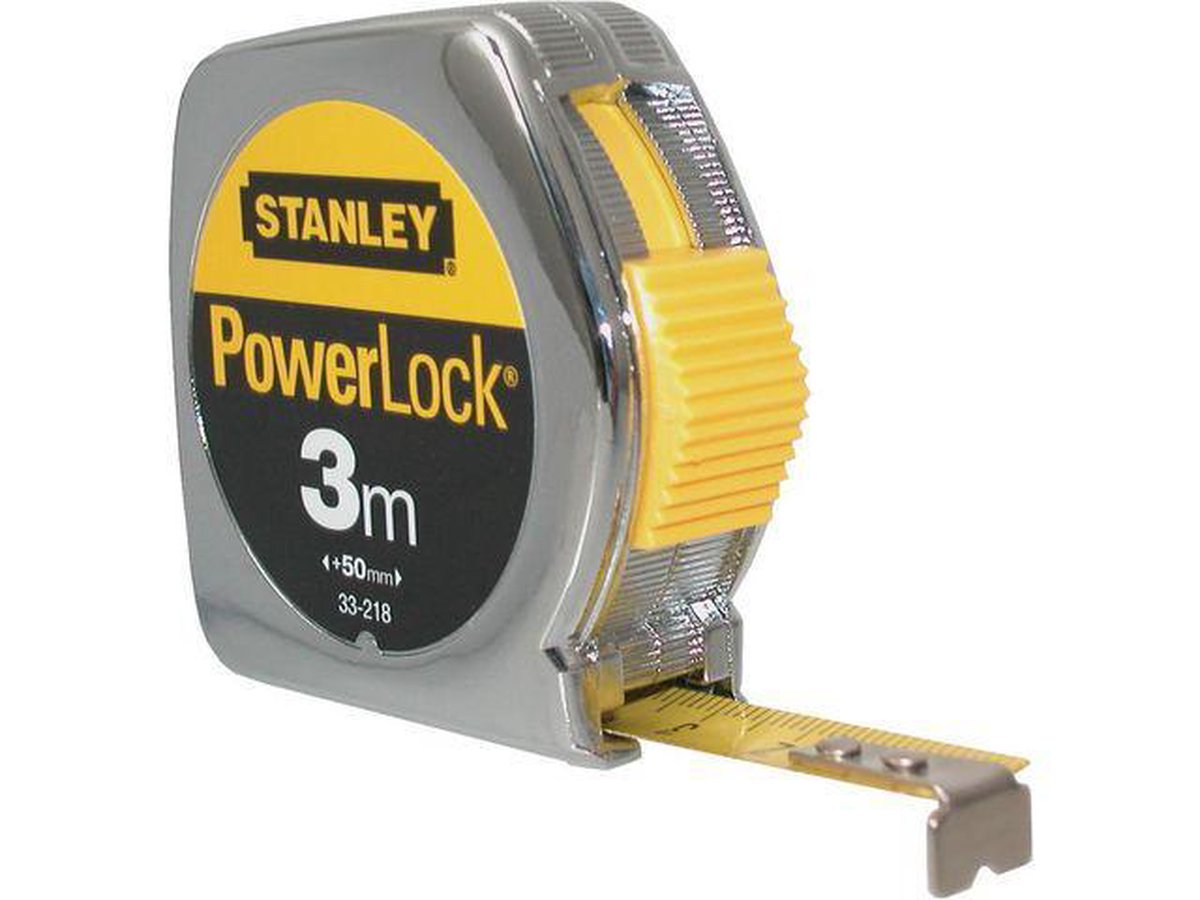 Stanley handgereedschap stanley rolmaat 3mtr 13mm powerlock metaal
