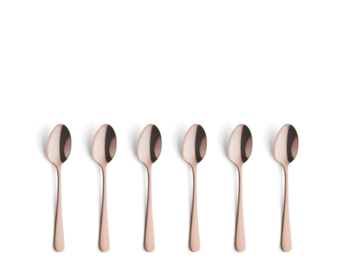 Amefa theelepels koper 6 stuks