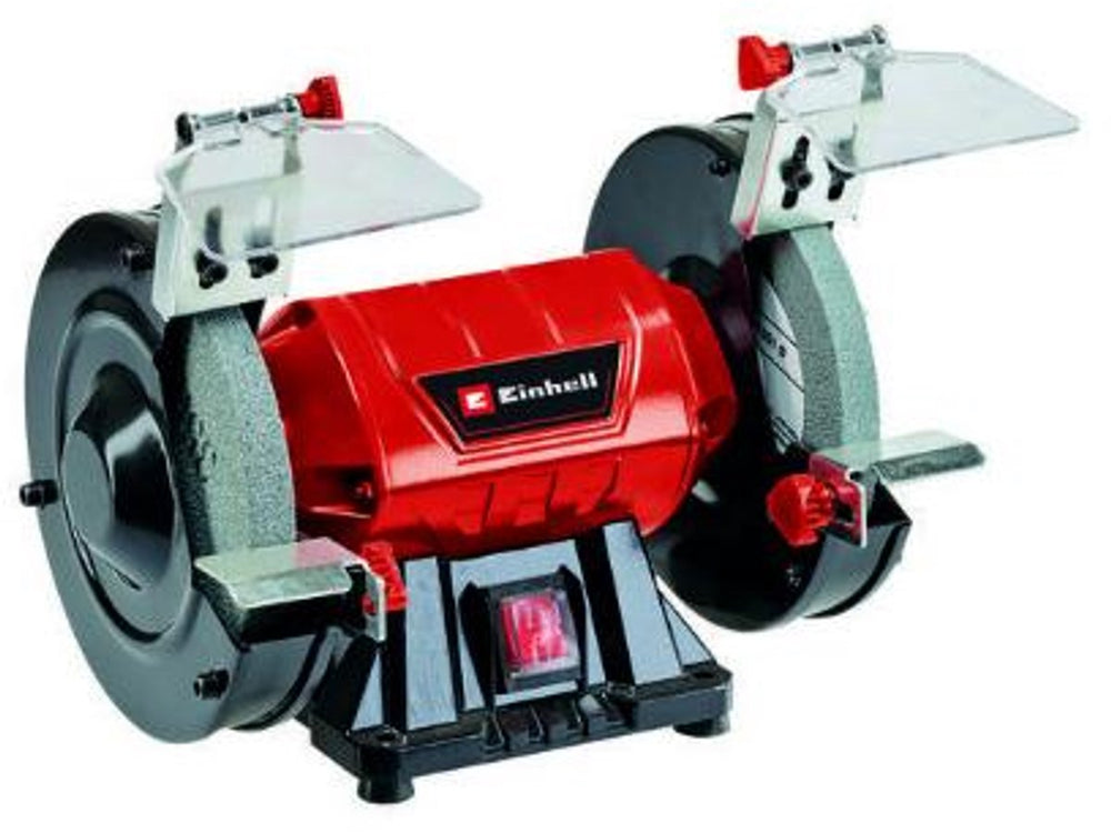 Einhell elektrische werkbankslijpmachine tc-bg 150 - 150 w - 2.980 t min - ø150x32x16 mm - incl. 2x slijpsteen (1x k36, 1x k60)