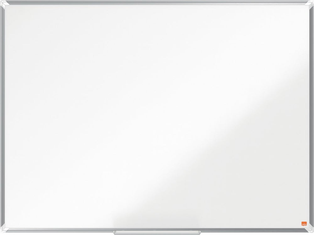 Nobo premium plus magnetisch whiteboard emaille - met pennengoot - inclusief whiteboard marker - 1200x900mm