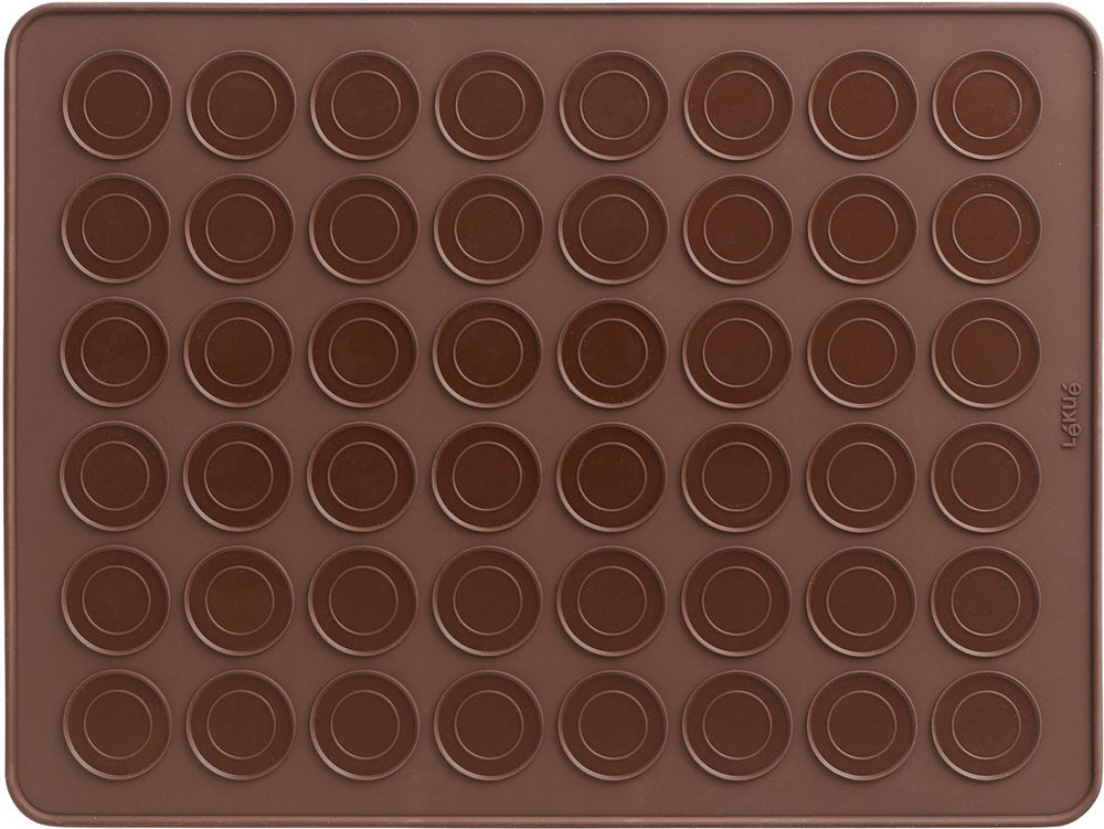Lékué bakmat 24 macarons 40 cm - brown