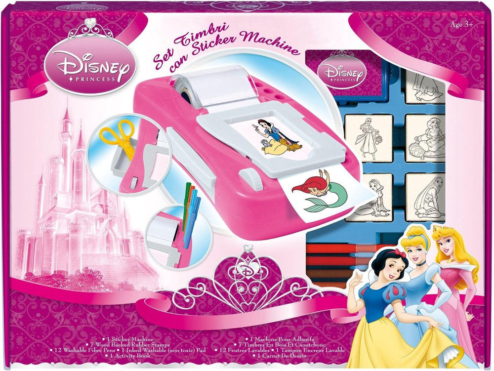 Multiprint disney prinses stickermachineset