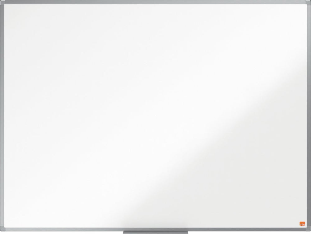 Nobo essence magnetisch emaille whiteboard met pennengoot - 1200x900mm - ideaal voor kantoor -wit