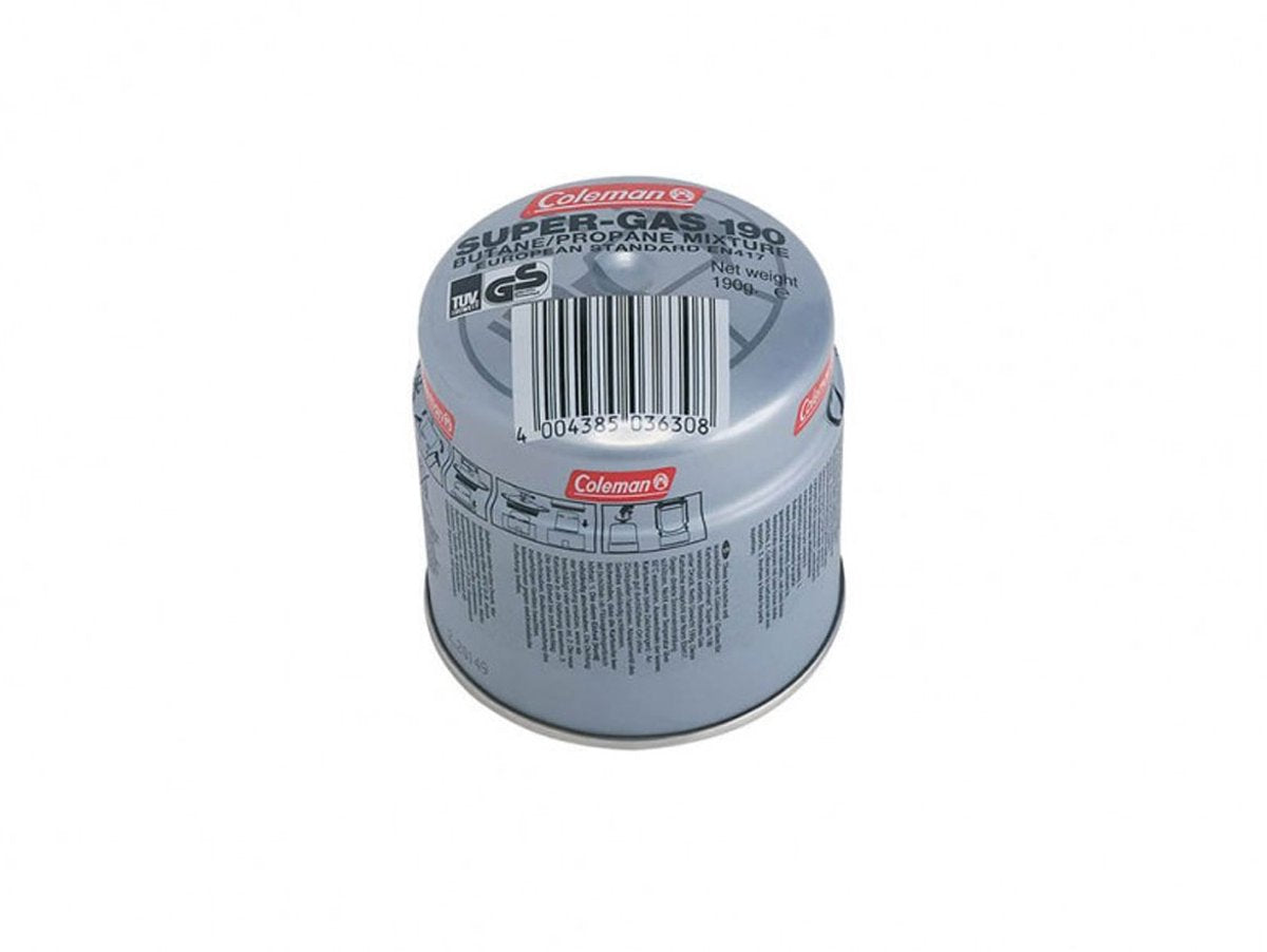Coleman - prik gas cartouche met veiligheidsventiel 190g - metaal - propaan - butaan - gasbus