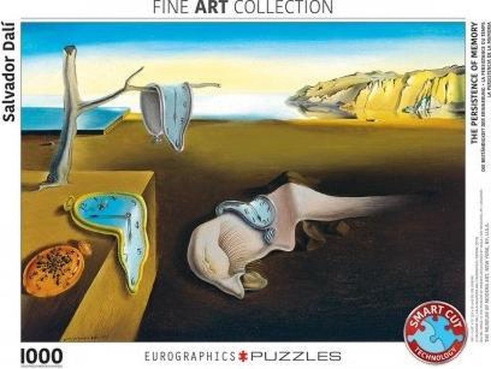 Eurographics - de volharding der herinnering [la persistencia de la memoria] - salvador dali - 1000 stukjes 68×48cm (b×h) - fine art legpuzzel