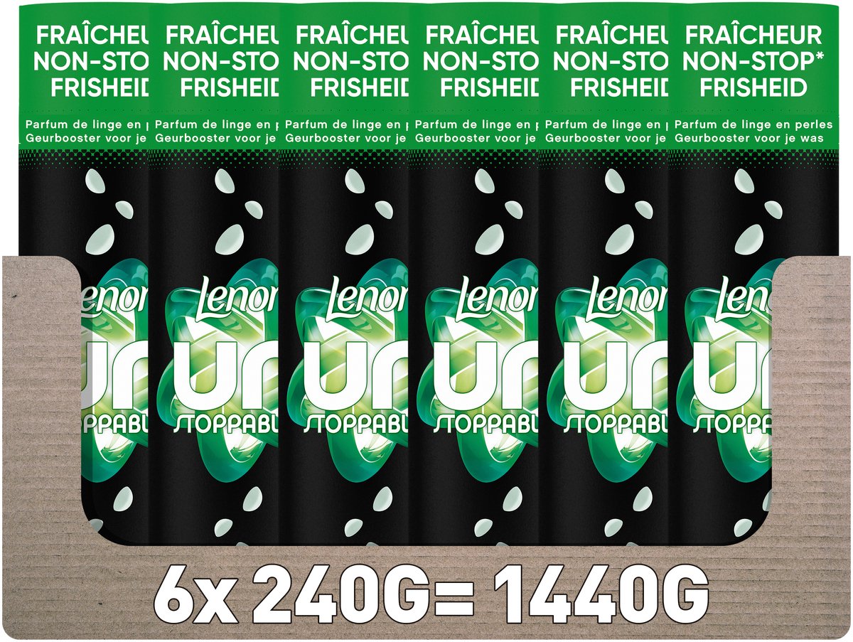 Lenor unstoppables geurbooster geur van ariel - 6 x 240 gram - wasparfum
