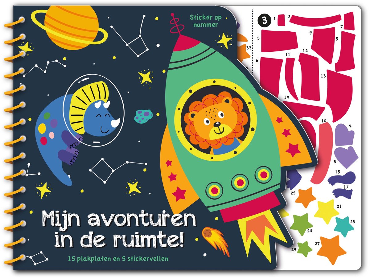 Interstat stickeren op nummer - mijn avonturen in de ruimte