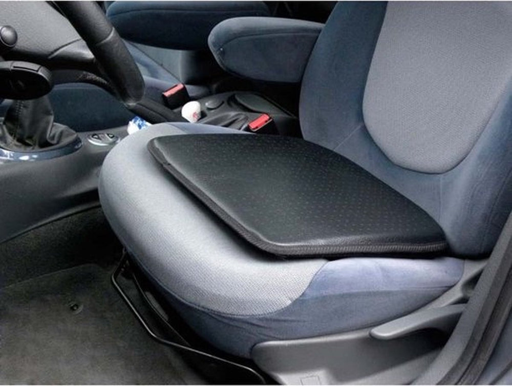Carpoint luxe zitkussen leather look zwart