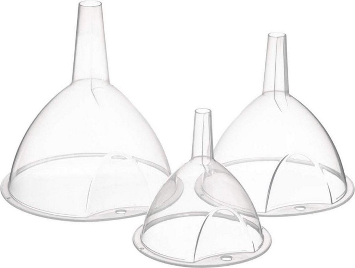 Secret de gourmet trechter transparant plastic (3 onderdelen)