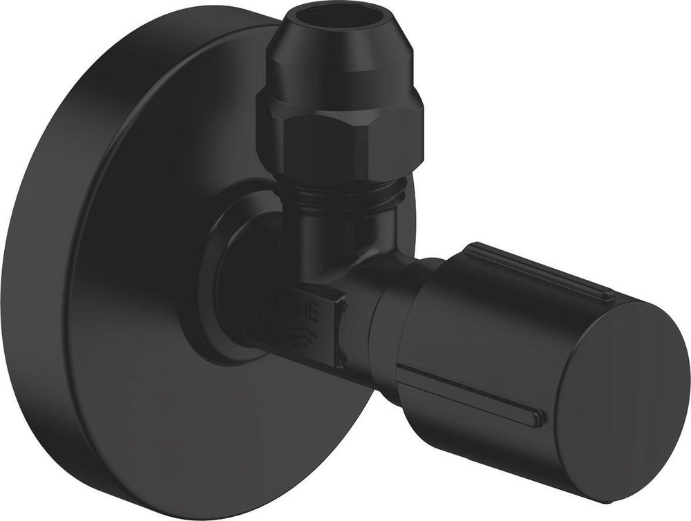 Grohe hoekstsopkraan 1 2 x 3 8 matte black