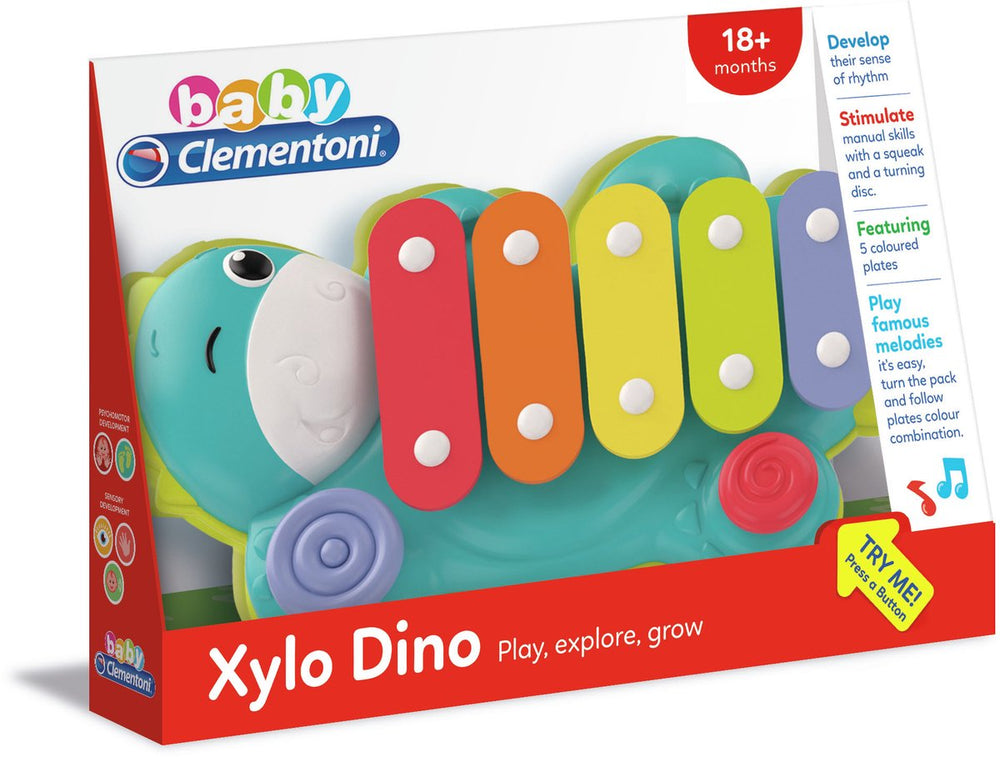 Clementoni baby - xylo dino, speelgoedinstrument