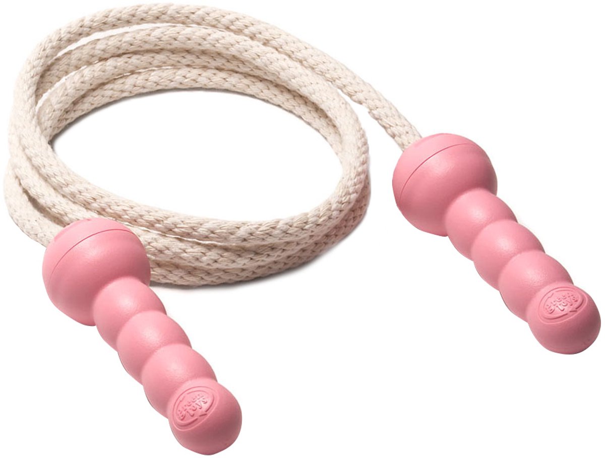 Bigjigs speelgoed springtouw roze - gerecycled plastic roze