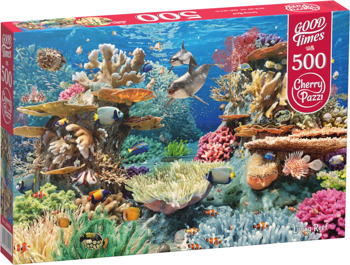 Cherrypazzi living reef puzzel 500 stukjes