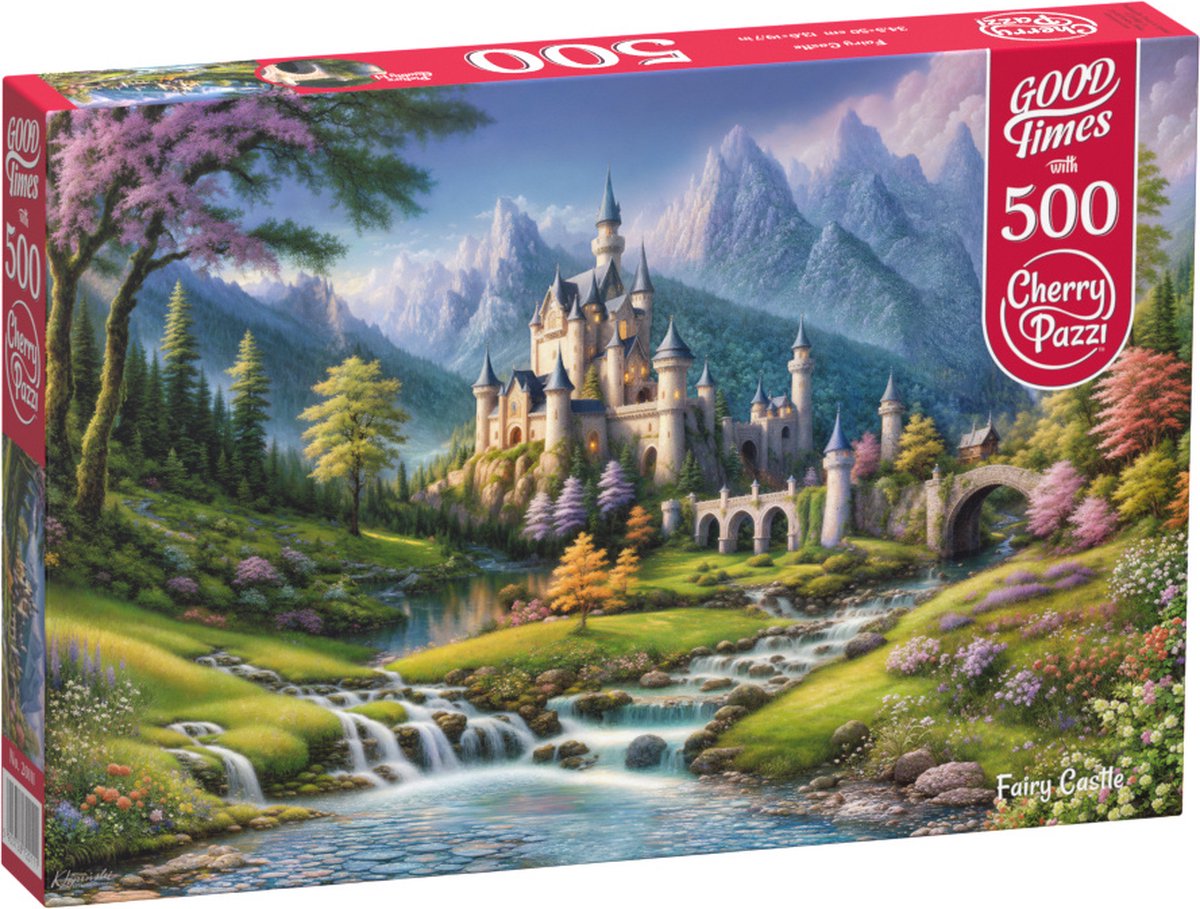 Cherrypazzi fairy castle puzzel 500 stukjes