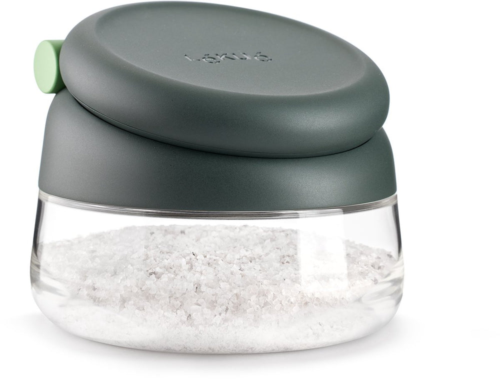 Lékué zoutpot met deksel - grey