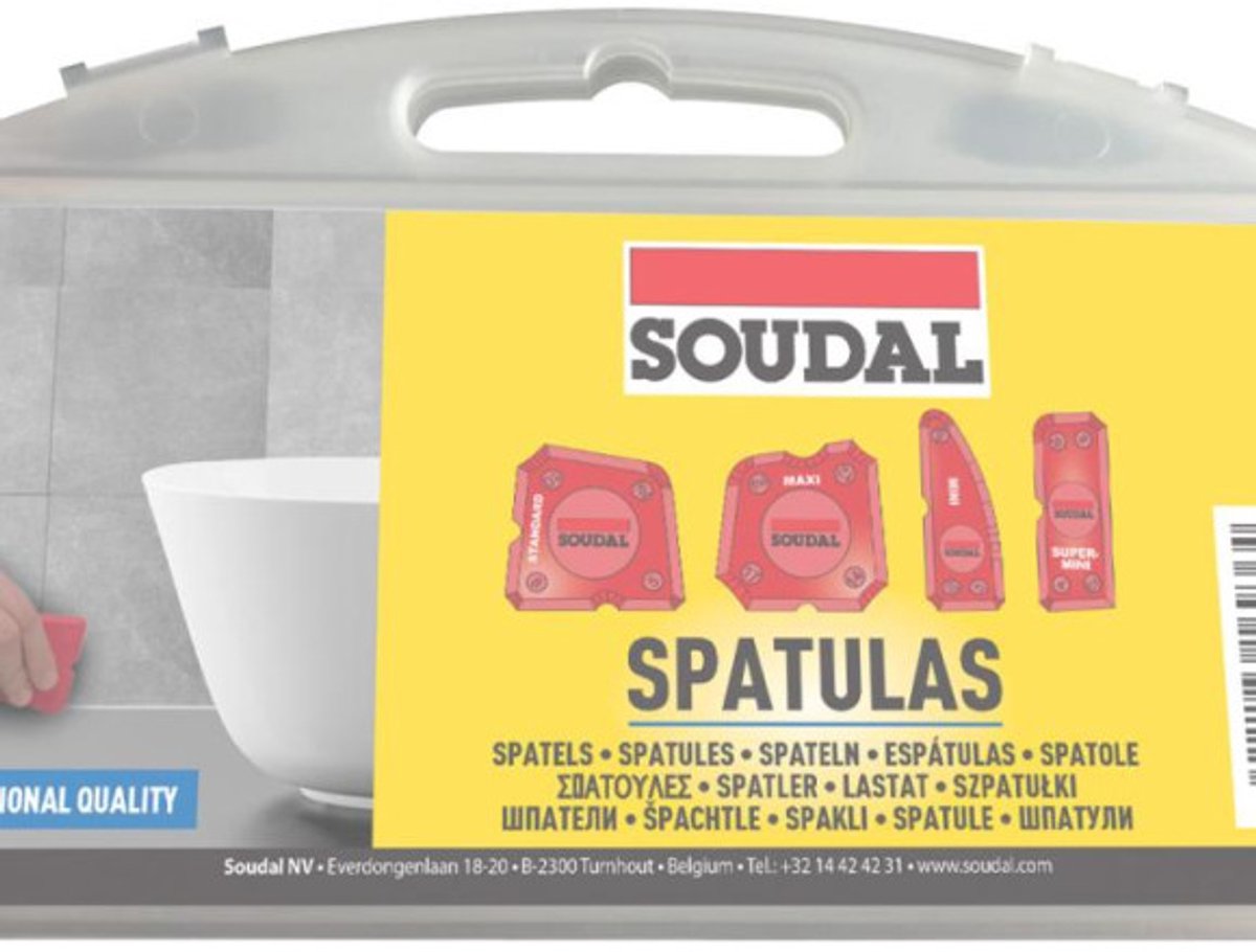 Soudal spatelset (4 st)