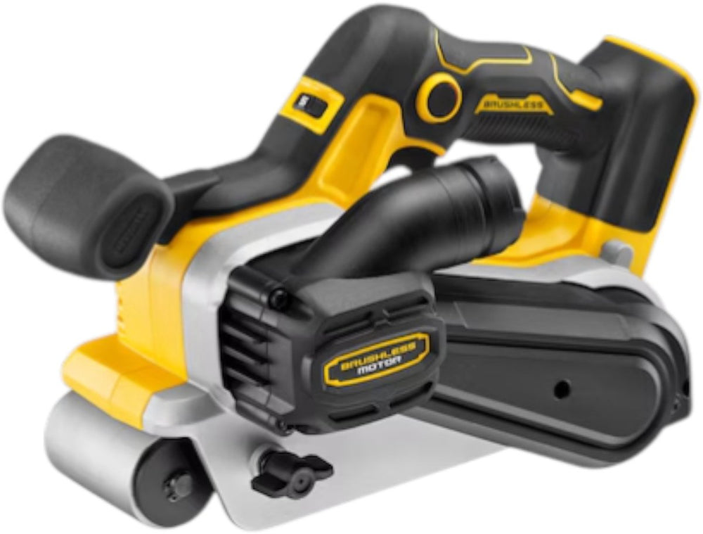 Dewalt dcw220n-xj | xr brushless accu bandschuurmachine 18v 75x533mm in doos | zonder accu's en lader - dcw220n-xj