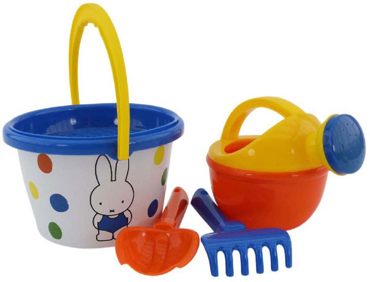 Rubo toys nijntje strandset 9,5cm - 5dlg..