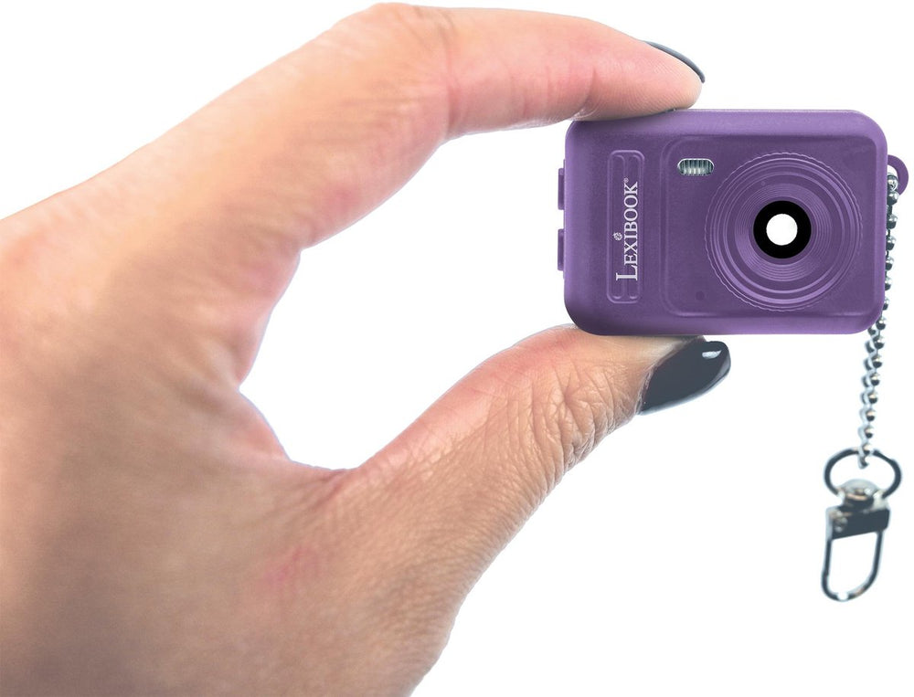 Lexibook sleutelhanger miniatuur digitale camera lichtroze met ingebouwd flashgeheugen