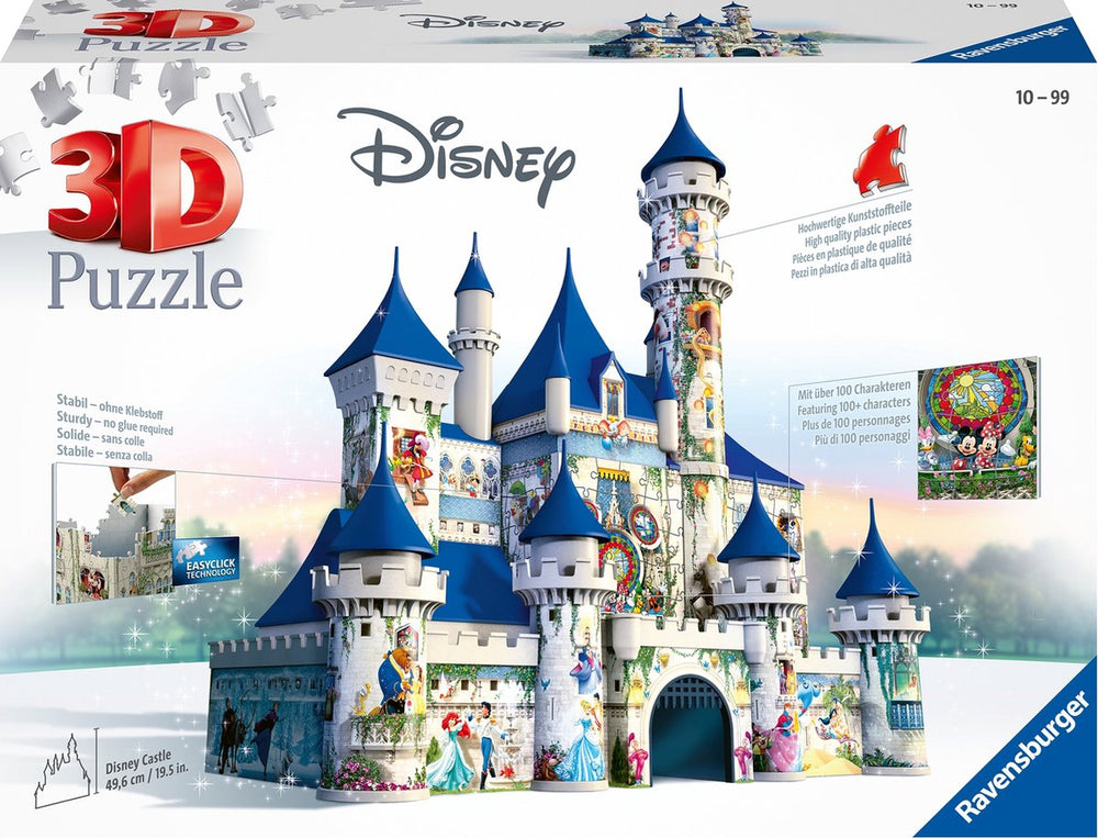 Ravensburger disney castle- 3d puzzel gebouw - 216 stukjes