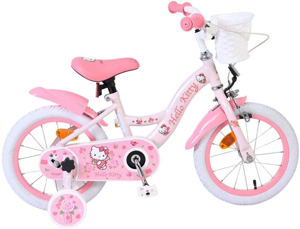 Volare hello kitty kinderfiets - meisjes - 14 inch - roze