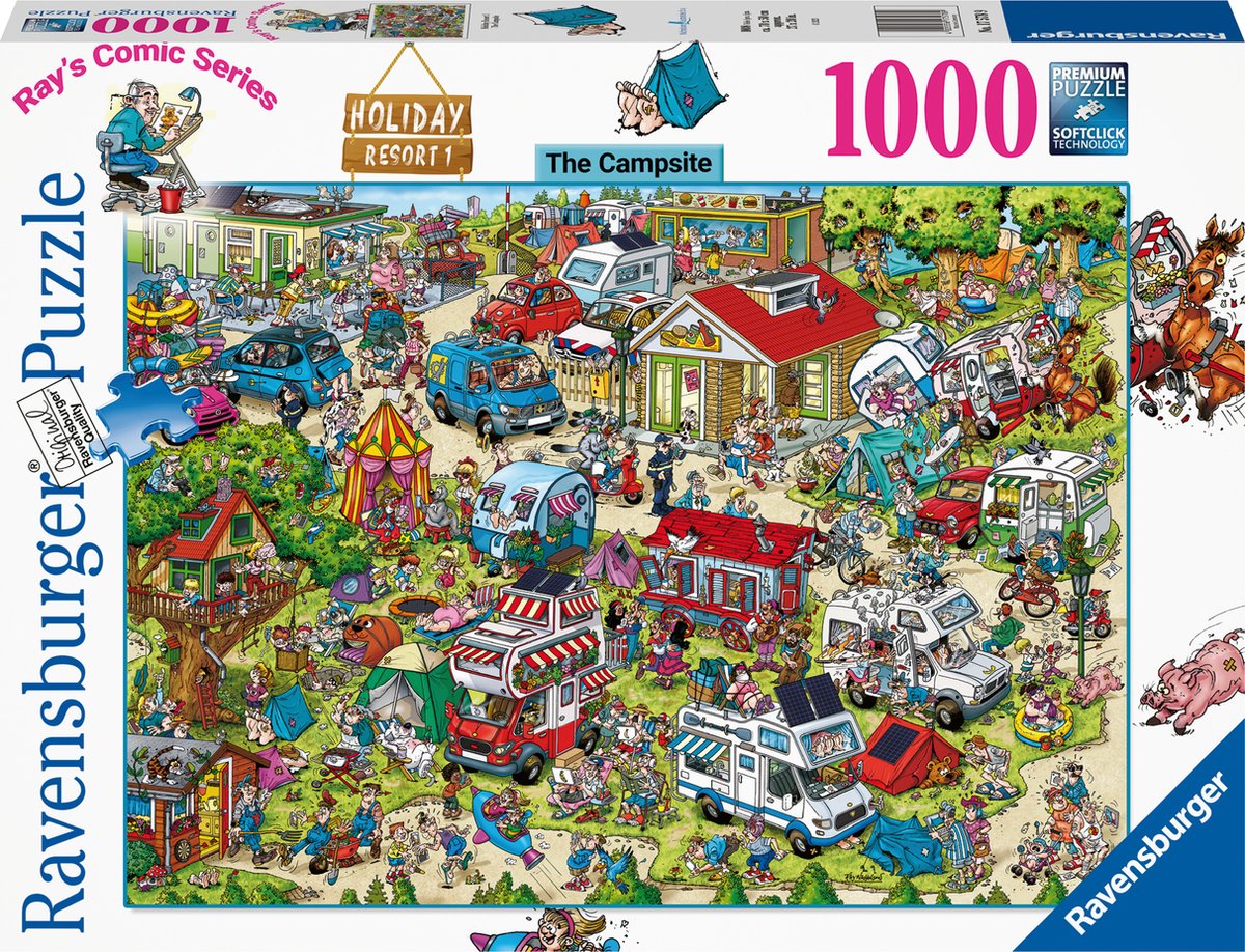 Vakantiepark 2 Camping Legpuzzel, 1000st.