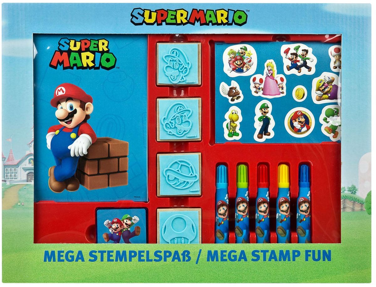 Undercover super mario mega stempelset