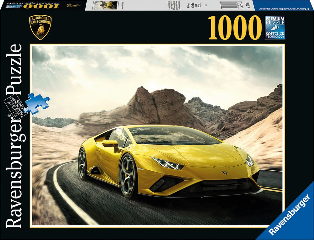 Ravensburger puzzel lamborghini hurracán evo rwd - legpuzzel - 1000 stukjes