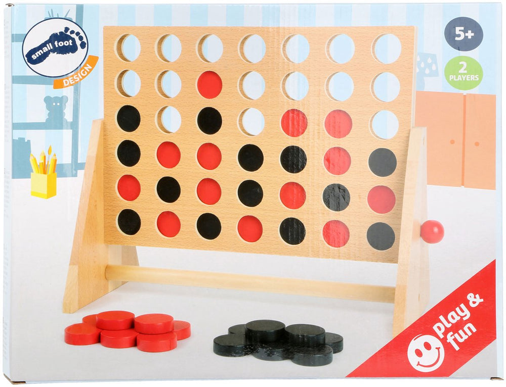 Small Foot - Wooden Four in a Row Game