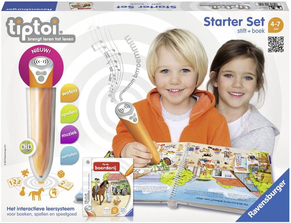 Tiptoi ® starterset boerderij - ravensburger - leersysteem