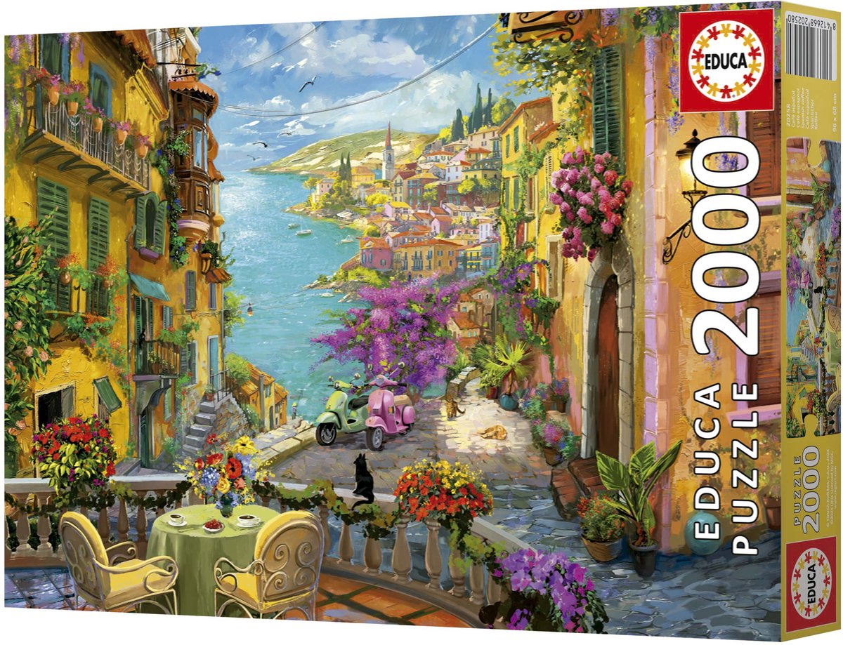 Educa - café español - puzzel - 2000 stukjes - sinterklaas cadeautjes