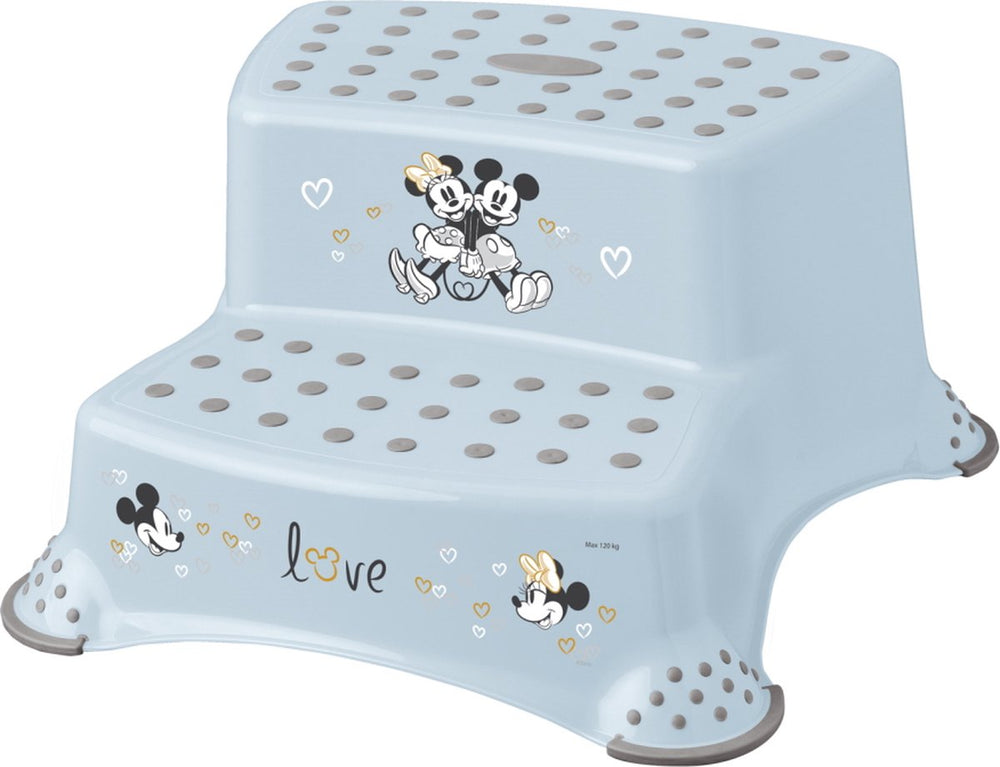 Keeeper mickey mouse lichtblauw 2 treden opstapje