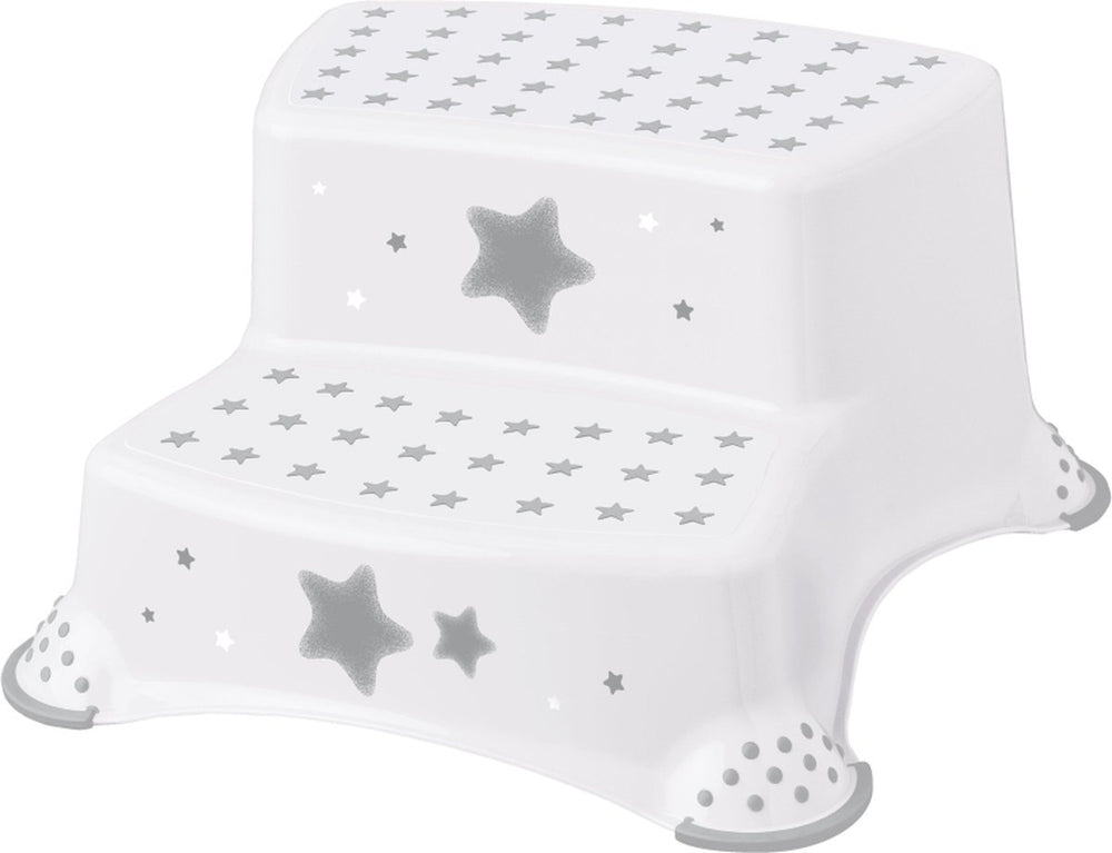 Keeeper stars wit 2 treden opstapje - kleur stars nordic white