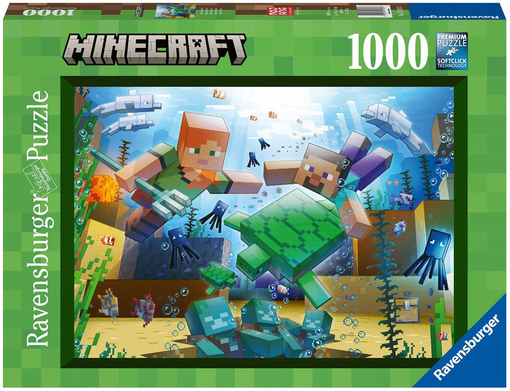 Ravensburger legpuzzel minecraft mozaïek, 1000st.