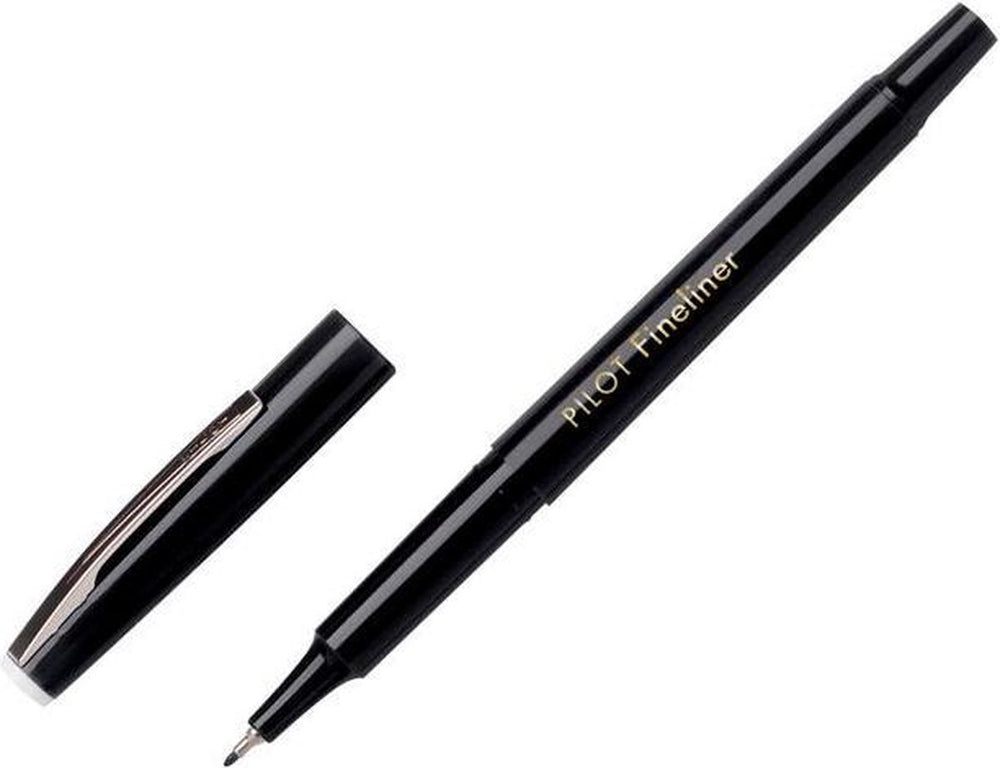 Pilot fineliner sw-ppf zwart 0.4mm - 12 stuks
