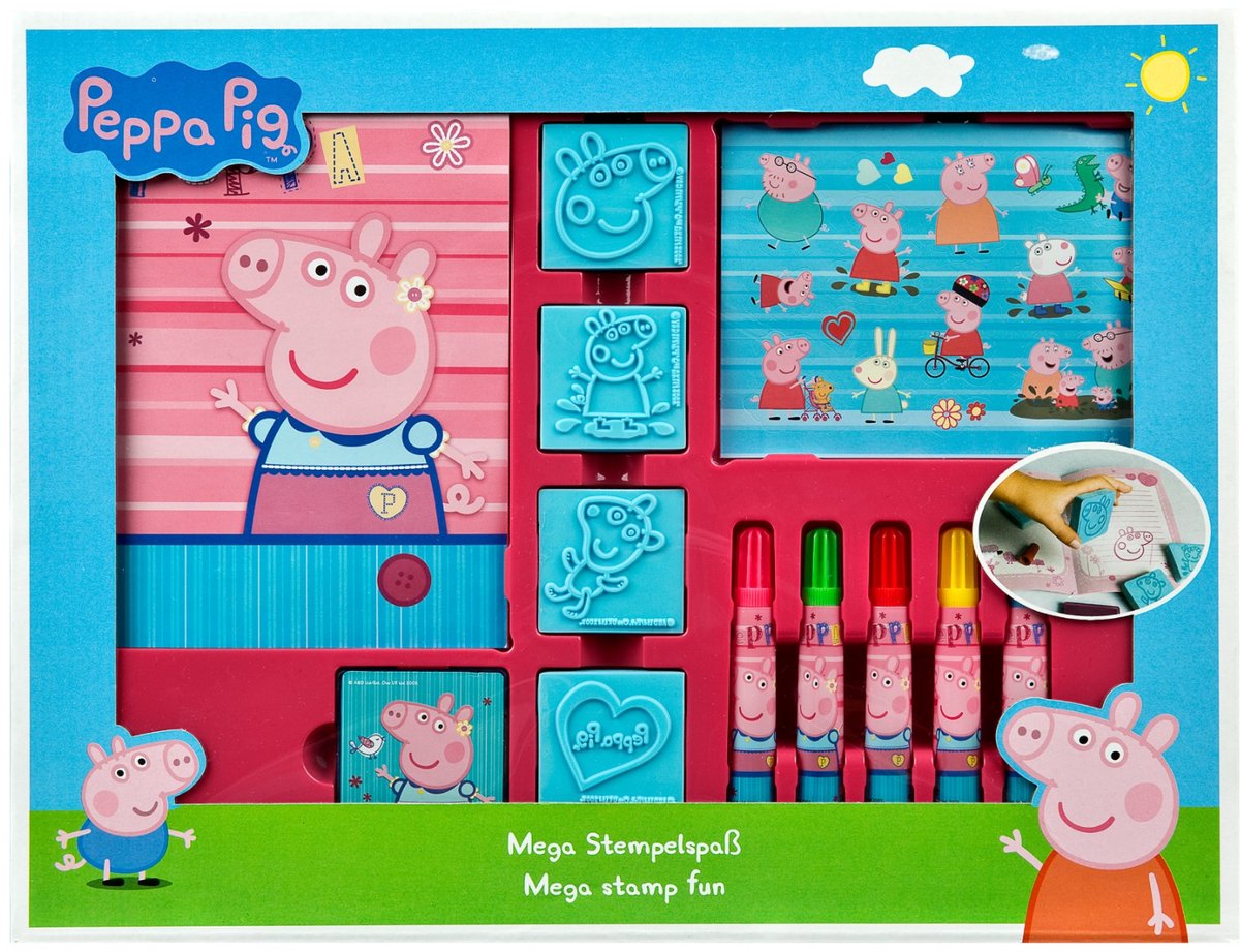 Peppa pig mega stempel plezier