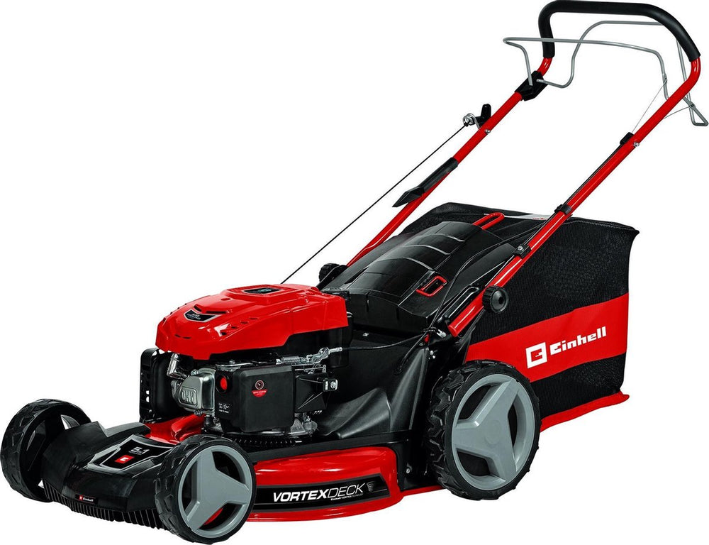 Einhell benzine grasmaaier gc-pm 56 2 s hw - 173 cm³ - 2,8 kw - 4-takt - maaibreedte: 56 cm - aanbevolen gazonoppervlakte: tot 2200 m² - 90 l opvangbak - maaihoogte: 25-70 mm