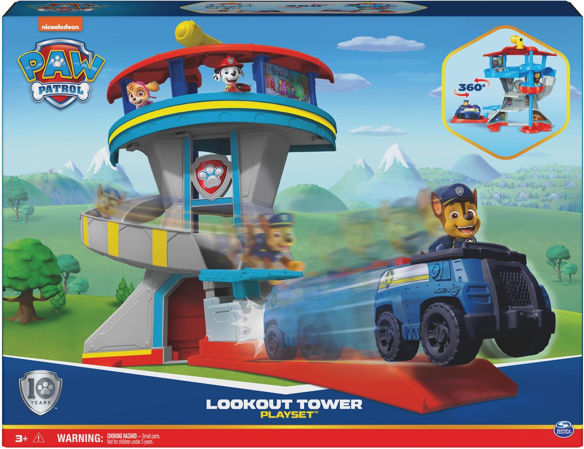 Spinmaster Paw Patrol Adventure Bay uitkijktoren-speelset