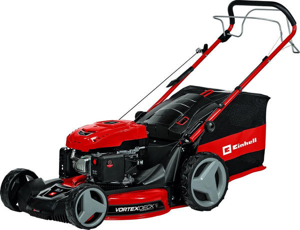 Einhell benzine grasmaaier gc-pm 56 2 s hw - 173 cm³ - 2,8 kw - 4-takt - maaibreedte: 56 cm - aanbevolen gazonoppervlakte: tot 2200 m² - 90 l opvangbak - maaihoogte: 25-70 mm