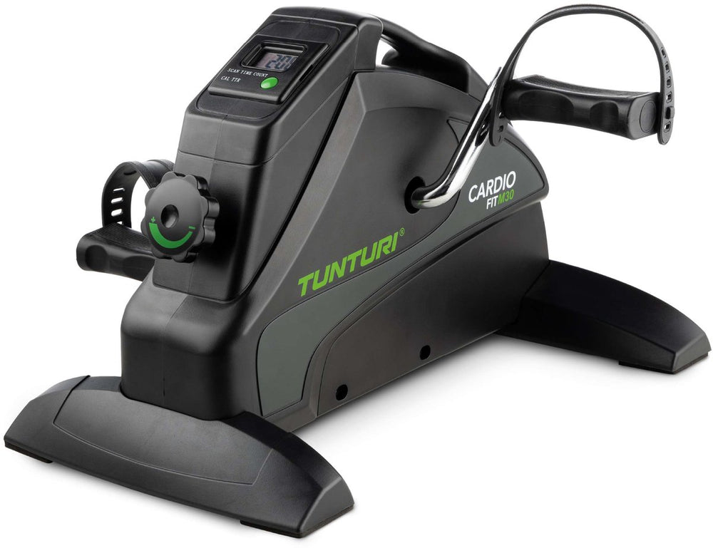 Tunturi cardio fit m30 stoelfiets - hometrainer - met lcd monitor - fietstrainer met instelbare weerstand - bureaufiets