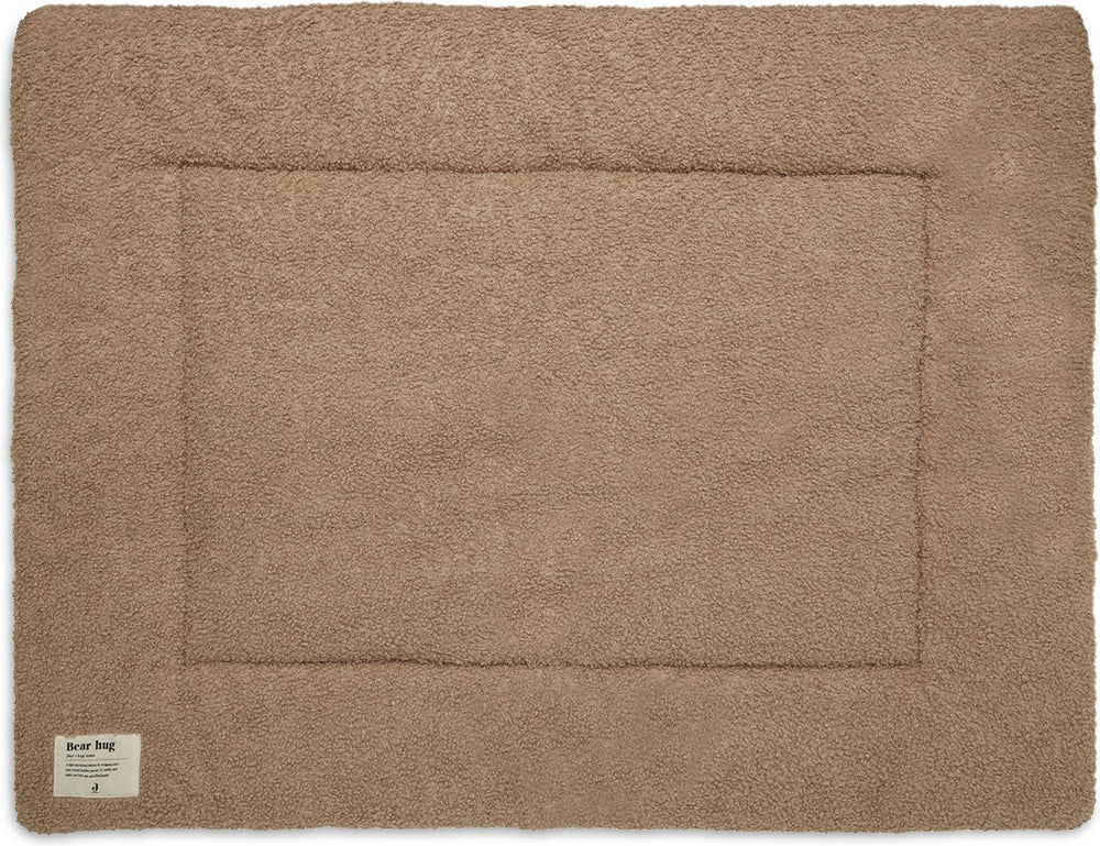 Jollein boxkleed boucle - biscuit - speelkleed baby - 75x95cm