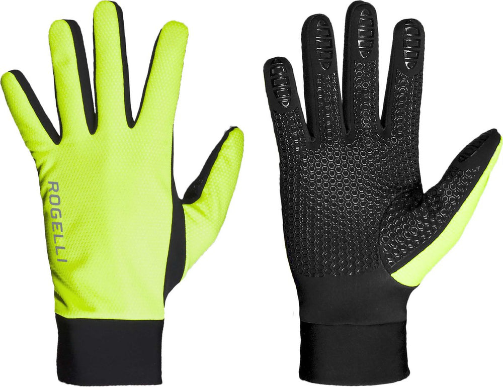 Rogelli laval fietshandschoenen heren - wielrenhandschoenen - fluor - maat s