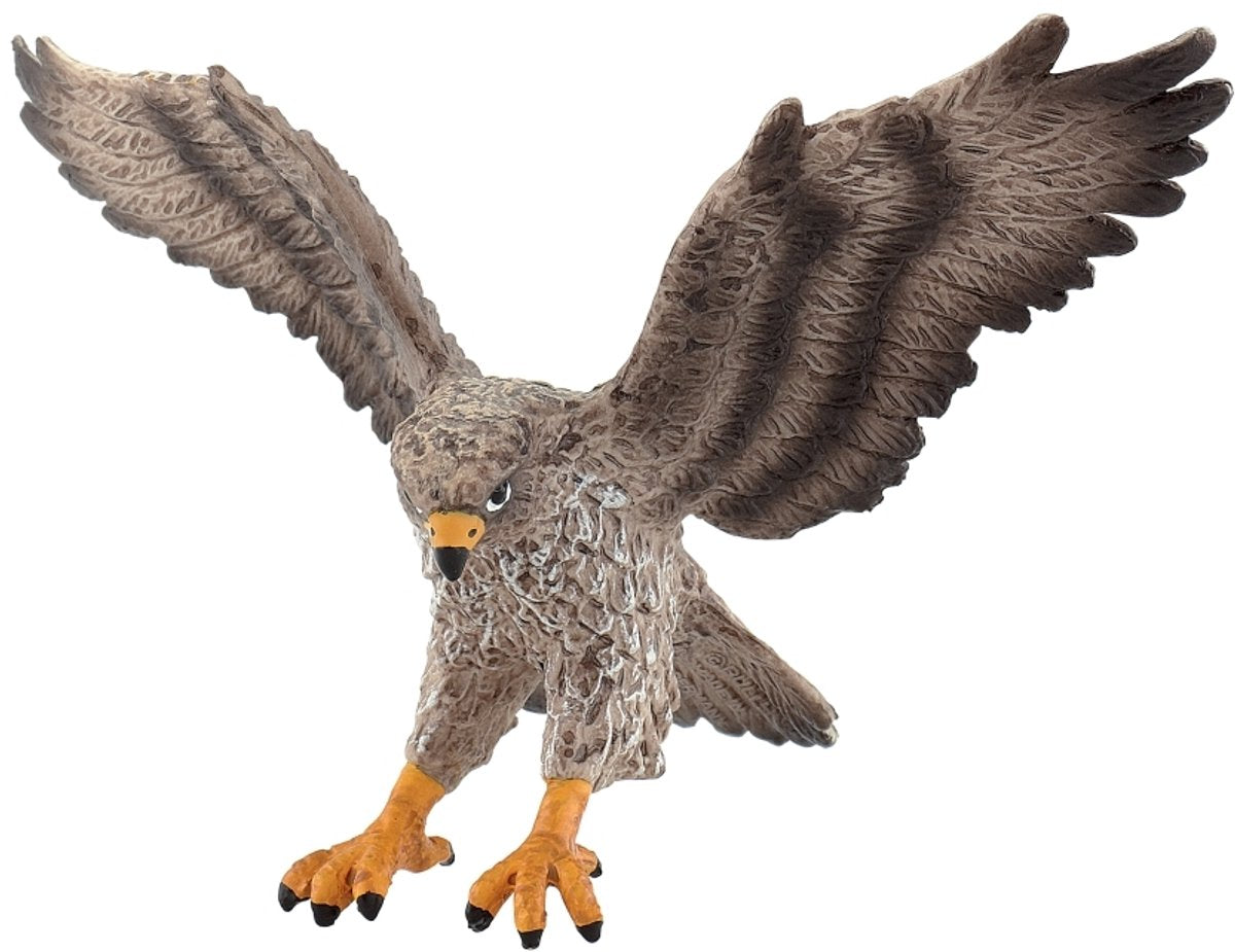 Bullyland 69385 – speelfiguur en verzamelfiguur buizerd – ca. 8 cm – levensecht en detailrijk vormgegeven – ideaal als educatief speelfiguur en klein cadeautje voor kinderen vanaf 3 jaar.