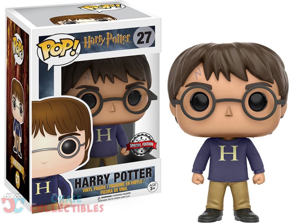 Funko pop! harry potter: harry in sweater - limited edition