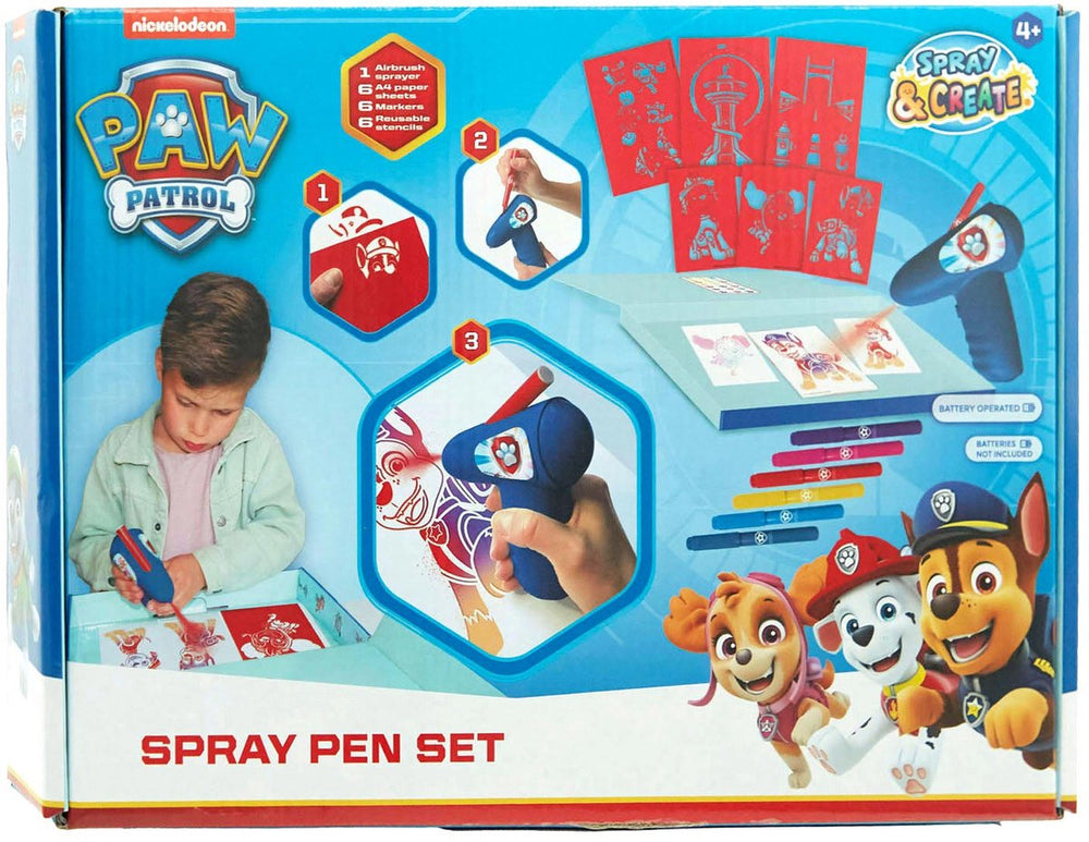 Canenco paw patrol elektrische blaaspennen set