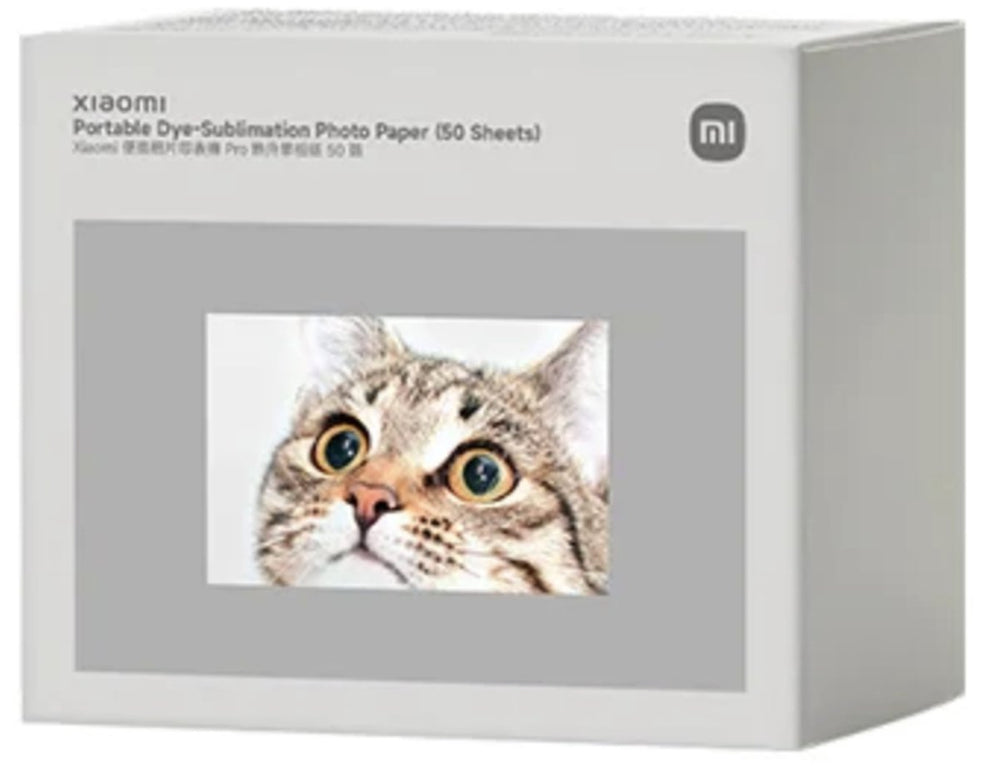 Xiaomi portable dye-sublimation photo paper (50 sheets)