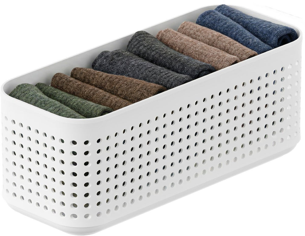 Rotho wop kledingkast organizer - mand s - wit